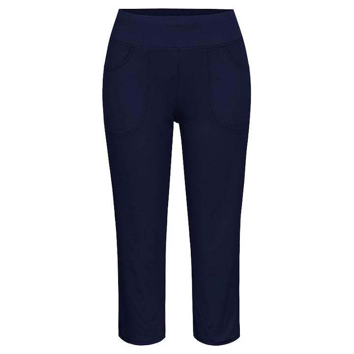 Women's Tail Essentials Eloise Straight-leg Tennis Capris, Size: Xl, Blue (navy)