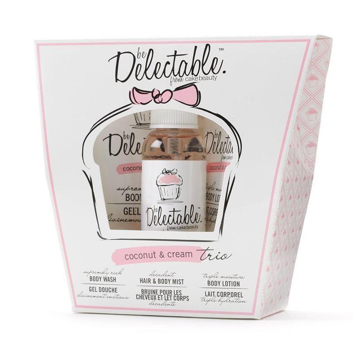 Be Delectable From Cake Beauty Coconut & Cream Trio Gift Set