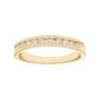 14k Gold 1/3 Carat T.w. Diamond Anniversary Ring, Women's, Size: 6, White