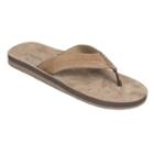 Men's Chaps Thong Flip-flops, Size: Large, Dark Beige