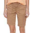 Women's Sonoma Goods For Life&trade; Mandy Utility Bermuda Shorts, Size: 10, Med Beige