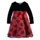 Girls 4-6x Blueberi Boulevard Rose Embellished Dress, Size: 5, Red