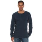 Big & Tall Sonoma Goods For Life&trade; Performance Thermal Henley, Men's, Size: 2xb, Blue