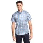 Men's Izod Cool Fx Breeze Classic-fit Plaid Casual Button-down Shirt, Size: Small, Blue