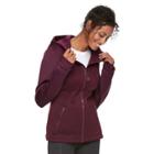 Women's Tek Gear&reg; Fleece Mixed-media Jacket, Size: Xl, Drk Purple