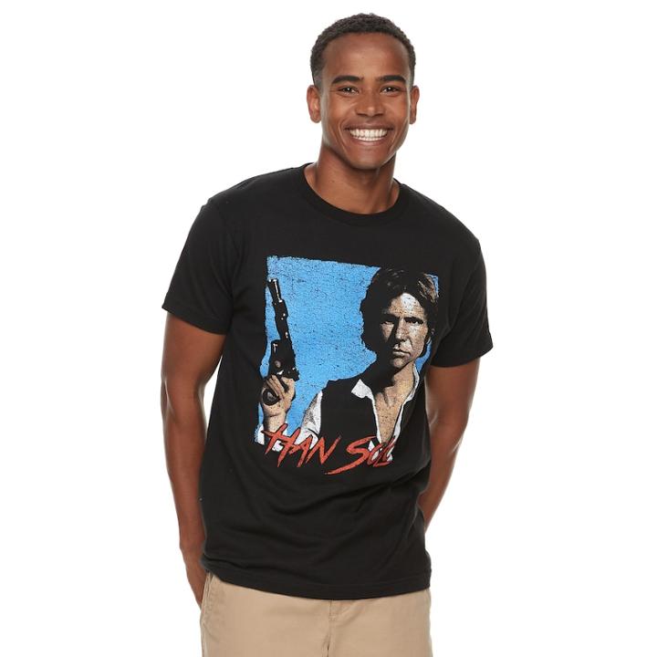 Men's Han Solo Tee, Size: Medium, Black
