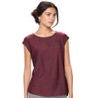Women's Elle&trade; Swiss Dot Tee, Size: Xs, Red