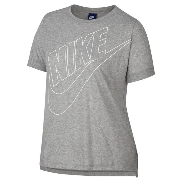 Plus Size Women's Nike Sportswear Short-sleeve Top, Size: 3xl, Grey