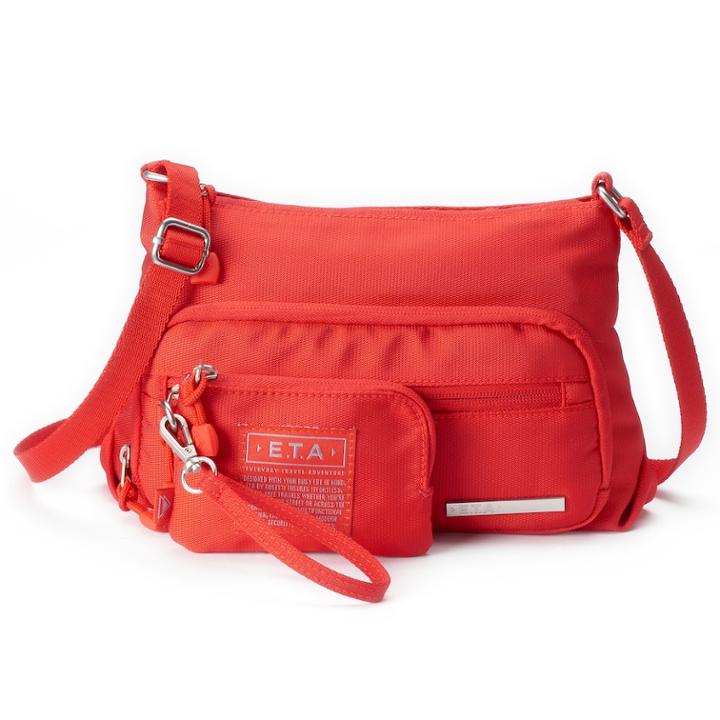 E.t.a By Rosetti Milan Crossbody Bag With Rfid-blocking Pouch, Women's, Red
