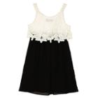 Girls 7-16 Iz Amy Byer Lace Popover Dress, Size: 14, Black