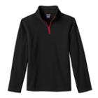 Boys 8-20 French Toast Microfleece Quarter-zip Top, Boy's, Size: 10-12, Black