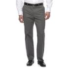 Big & Tall Croft & Barrow&reg; Classic-fit Easy-care Stretch Flat-front Khaki Pants, Men's, Size: 46x29, Light Grey