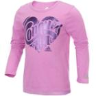 Girls 7-16 Adidas Criss-cross Graphic Tee, Size: Xl, Lt Purple
