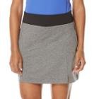 Women's Grand Slam Heather Performance Golf Skort, Size: Medium, Grey Other