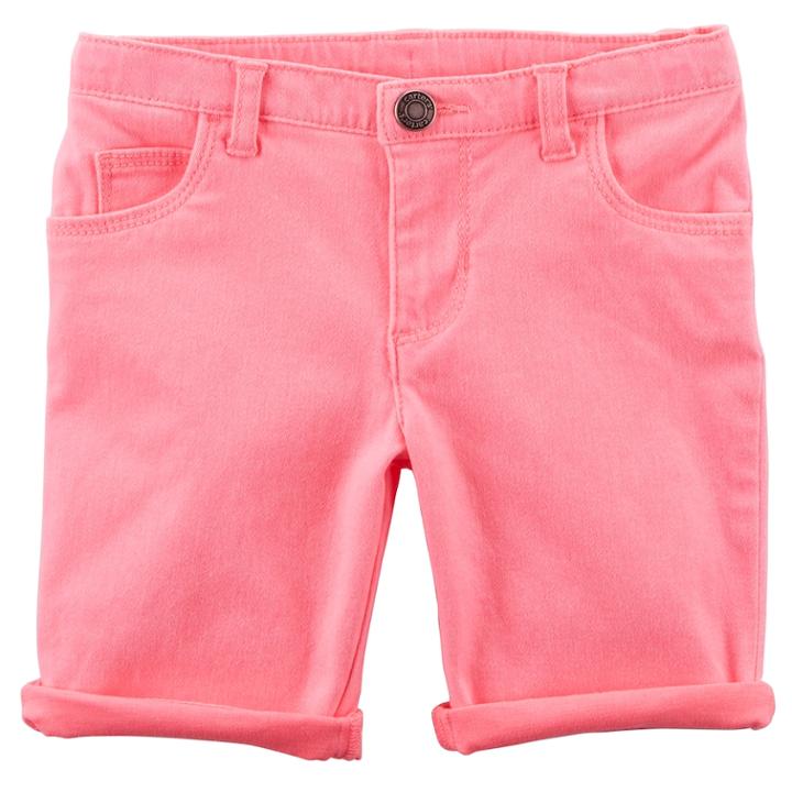Girls 4-6x Carter's Pink Shorts, Size: 8