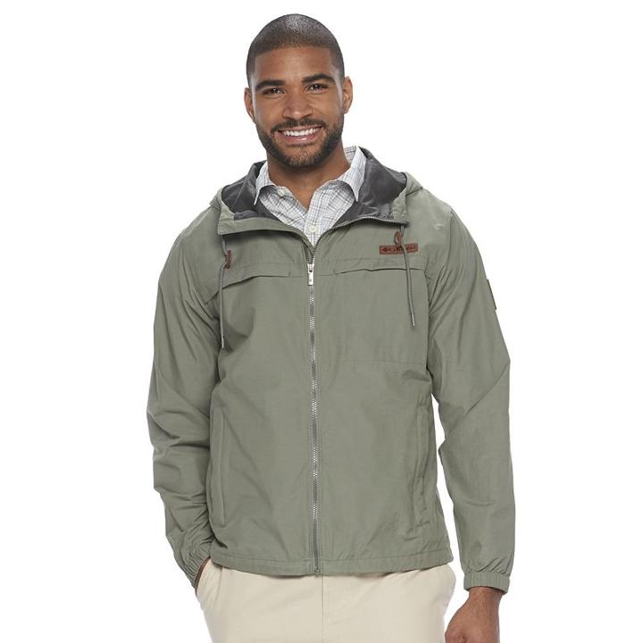 Men's Columbia Rockwell Falls Windbreaker Jacket, Size: Xl, Med Green