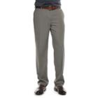 Men's Grand Slam Ultimate Performance Flat-front Pants, Size: 32x32, Med Grey