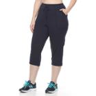 Plus Size Tek Gear&reg; Straight-leg Capris, Women's, Size: 3xl, Blue