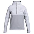 Girls 7-16 Under Armour Phenom Fleece 1/2-snap Pullover, Size: Medium, Red Overfl