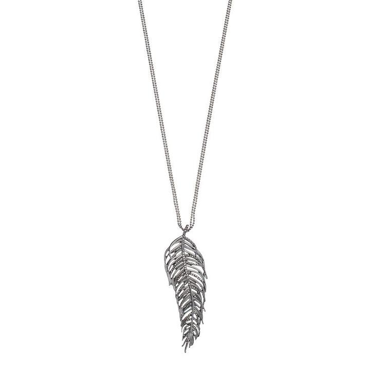 Simply Vera Vera Wang Leaf Pendant Necklace, Women's, Oxford