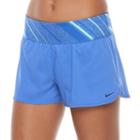 Women's Nike Core Solid Swim Shorts, Size: Large, Blue Other