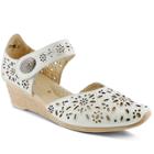 Spring Step Nougat Women's Wedge Shoes, Size: 40, White