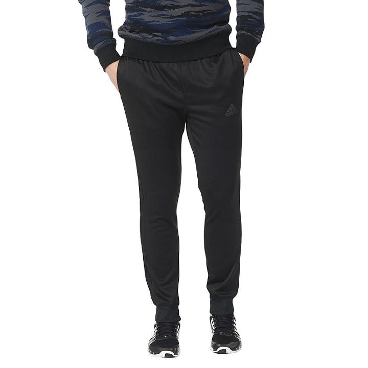 Men's Adidas Fleece Jogger Pants, Size: Xl, Black