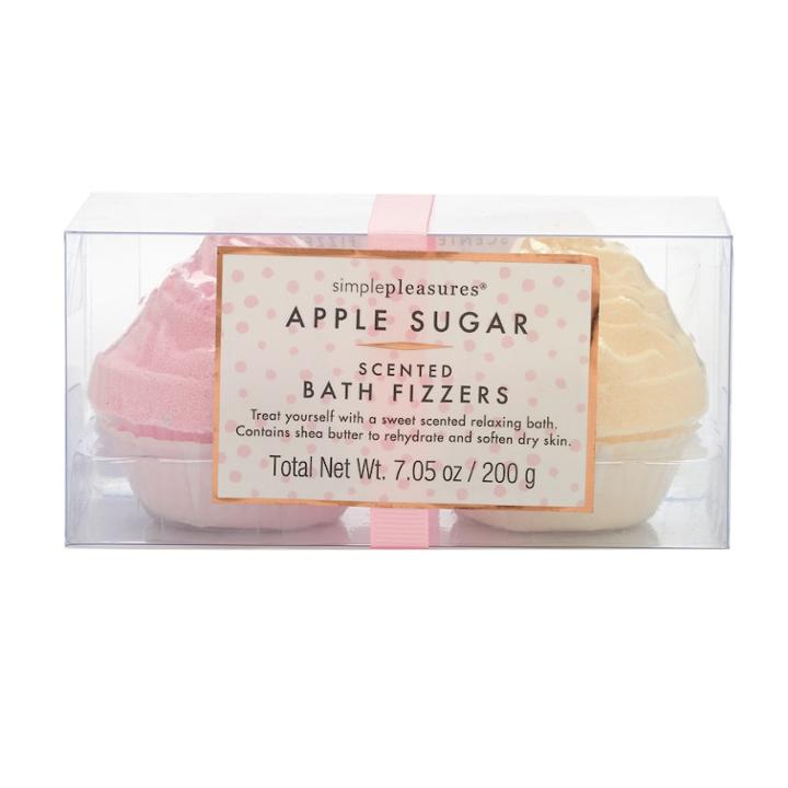 Simple Pleasures 2-pk. Apple Sugar Cupcake Bath Fizzers