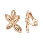 Napier Textured Marquise Cluster Clip On Earrings, Women's, Gold