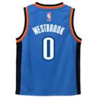 Boys 4-7 Oklahoma City Thunder Russell Westbrook Replica Jersey, Size: L 7, Brt Blue