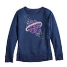 Girls 7-16 So&reg; Flip Sequin Sweatshirt, Size: 12, Med Grey