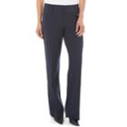 Women's Apt. 9&reg; Milan Straight-leg Dress Pants, Size: 4 T/l, Blue (navy)