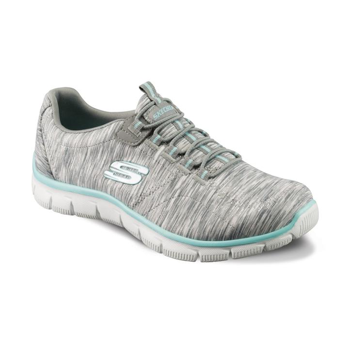 Skechers Relaxed Fit Women's Bungee Slip On Walking Shoes, Size: 6.5, Beige Over