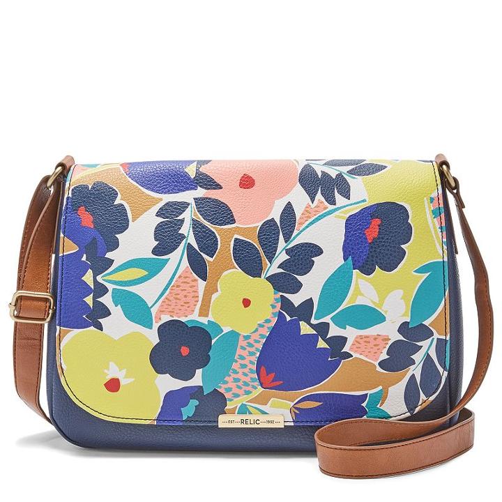 Relic Alexa Flap Crossbody Bag, Women's, Brown Over