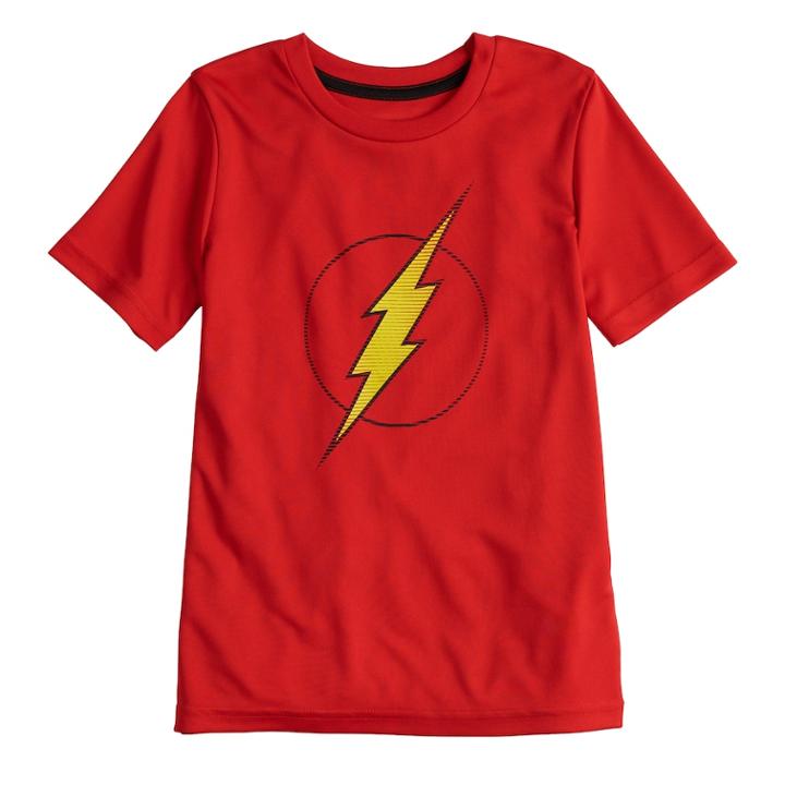 Boys 4-10 Jumping Beans&reg; Dc Comics The Flash Sporty Graphic Tee, Size: 5, Med Red