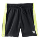 Boys 4-12 Oshkosh B'gosh&reg; Mesh Striped Shorts, Size: 7, Black