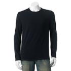 Men's Apt. 9&reg; Modern-fit Core Solid Tee, Size: Small, Black