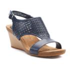 Croft & Barrow&reg; Countess Women's Wedges, Size: 9 Wide, Blue