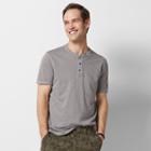 Men's Sonoma Goods For Life&trade; Classic-fit Slubbed Henley, Size: Small, Med Grey
