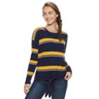 Juniors' Pink Republic Tie-front Sweater, Teens, Size: Xl, Lt Beige
