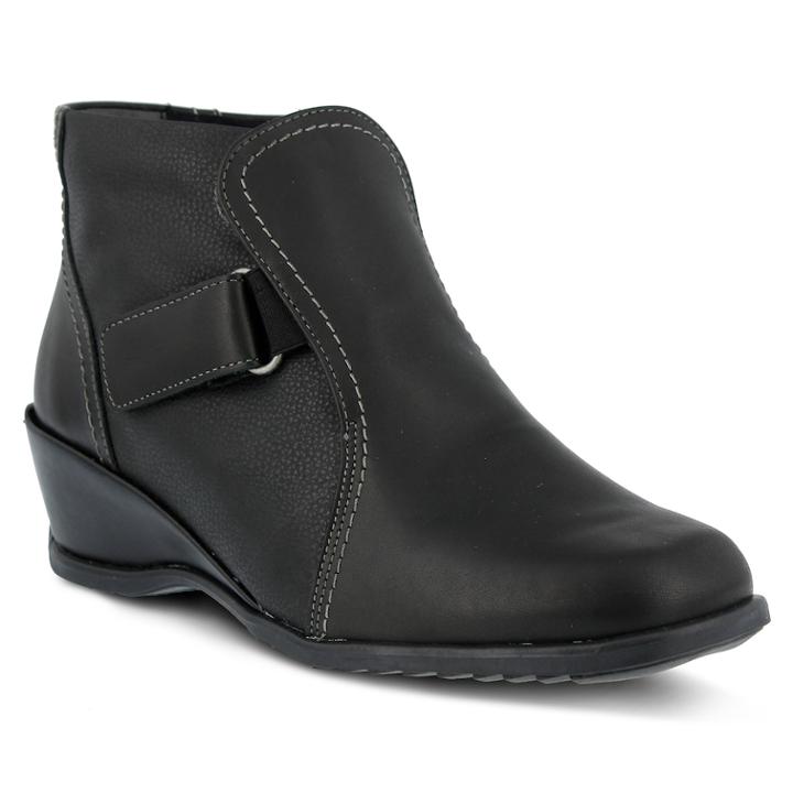 Spring Step Andrea Women's Wedge Ankle Boots, Size: 39, Black