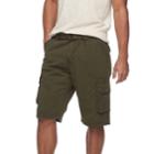 Men's Rawx Regular-fit Belted Cargo Shorts, Size: 36, Med Purple