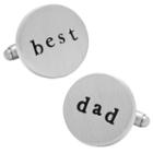 Best Dad Cuff Links, Men's, Silver