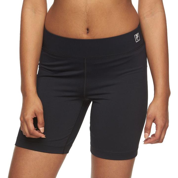 Women's Fila Sport&reg; Reflective Performance Shorts, Size: Small, Black