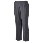 Plus Size Dana Buchman Flat-front Stretch Pants, Women's, Size: 25 - Regular, Grey Other