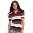 Juniors' Candie's&reg; Zip Front Top, Teens, Size: Xl, White Oth