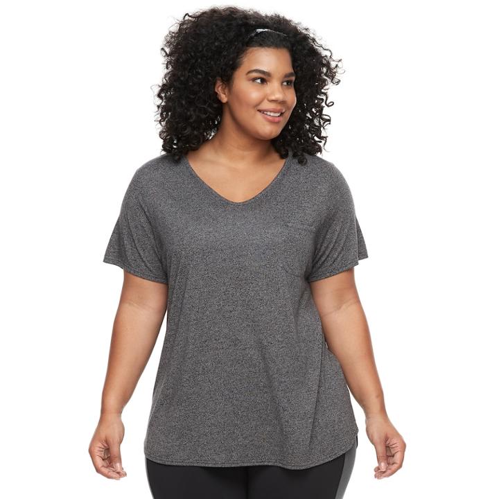 Plus Size Tek Gear&reg; Pocket Tee, Women's, Size: 1xl, Pink