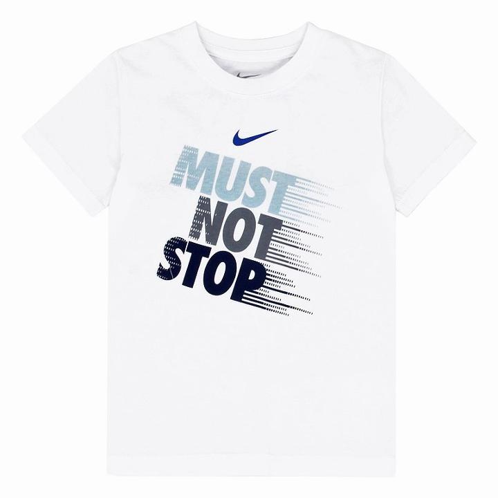 Boys 4-7 Nike Must Not Stop Graphic Tee, Boy's, Size: 4, White