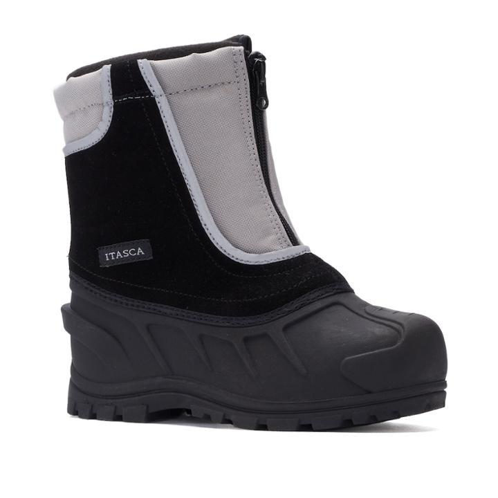 Itasca Reflective Snow Stomper Toddler Winter Boots, Kids Unisex, Size: 10 T, Grey