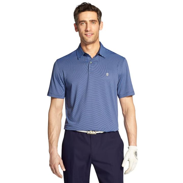 Men's Izod Swingflex Classic-fit Performance Golf Polo, Size: Small, Brt Blue